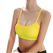 Fashion Tshirt Women Lady Solid Wrap Chest Spaghetti Straps Seamless fitness Sporting Vest Tops Bra Women's Tanks Cross Back Bra