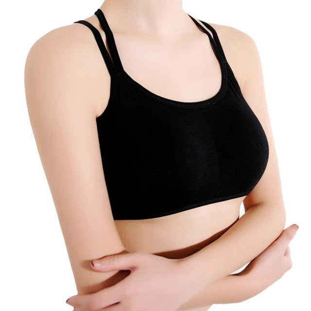 Sexy halter Backless tube top Sexy women Lace Bandage Fitness cross strap Intimates Black White bandeau top