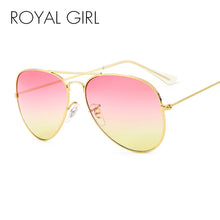 ROYAL GIRL Brand Designer Women Sunglasses Pilot Sun glasses Sea gradient shades Men Fashion glasses ss065