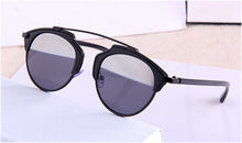 ROYAL GIRL Metal Wrap Cat Eye Round Shades Glasses Fashion Summer Cool Sun glasses Women Brand Designer Sunglasses ss009