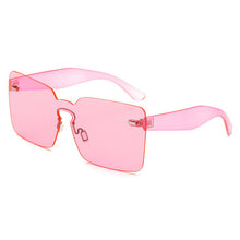 ROYAL GIRL Rimless Sunglasses Women Vintage acetate frame unique style summer shades ss182