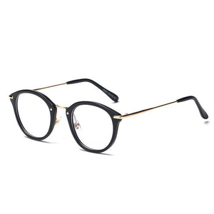 ROYAL GIRL High Quality TR Frame Fashion Glasses Women Eyeglasses frame Vintage Round Clear Lens Glasses os012