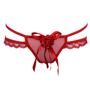 Womens Fashion Sexy Lace Thongs G-string T-back Panties Lingerie Underwear BK