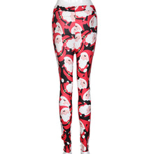 Fashion Women Christmas Skinny Printed Stretchy Pants Leggings