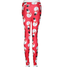 Fashion Women Christmas Skinny Printed Stretchy Pants Leggings