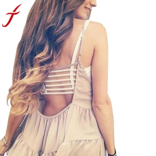 JECKSION 1PC Hot Sexy Backless Hollow Out Base clothesVest Cotton Spandex Women's Bustier Bra Crop Top Tank Beach  Ship #LSW