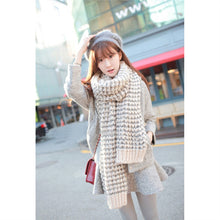 Lady Winter Long Mohair Wool Soft Warm Scarf Vogue Wrap Shawl Plaid