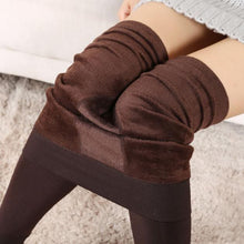 Women Winter Thick Warm Fleece Lined Thermal Stretchy Leggings Pants