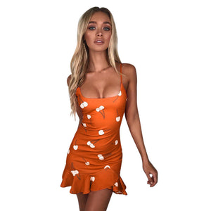 Women Summer Bandage Bodycon Casual Evening Party Short Mini Dress