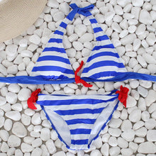 Women Bikini Set Striped Swimsuit Swimwear Beachwear Bathing Suit