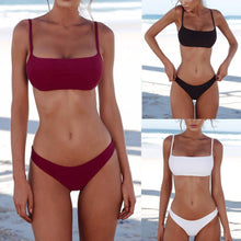 Women Bandeau Bandage Bikini Set Push-Up Brazilian Swimwear Beachwear Swimsuit